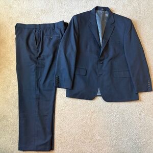 Haggar Travel Performance Suit Navy (Color 412)